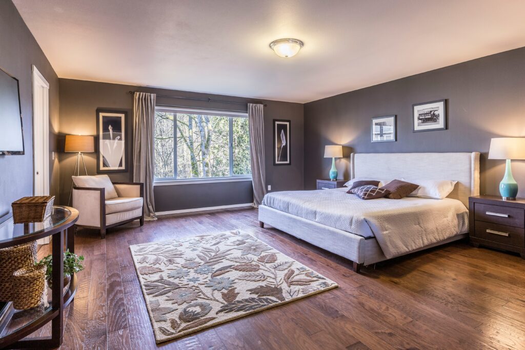 Wood Tiles in The Bedroom